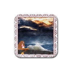 Stormy Twilight [framed] Drink Coaster (square) by mysticalimages