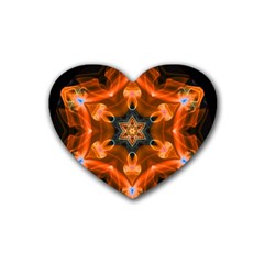 Smoke Art 1 Drink Coasters 4 Pack (heart)  by smokeart