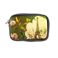 Floral Eiffel Tower Vintage French Paris Coin Purse by chicelegantboutique