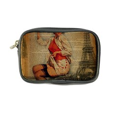  Vintage Newspaper Print Pin Up Girl Paris Eiffel Tower Funny Vintage Retro Nurse  Coin Purse by chicelegantboutique