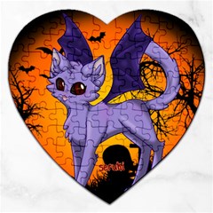 Serukivampirecat Jigsaw Puzzle (heart) by Kittichu