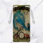 Victorian Girly Blue Bird Vintage Damask Floral Paris Eiffel Tower Jewelry Bag Back