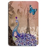 Modern Butterfly  Floral Paris Eiffel Tower Decor Large Door Mat 30 x20  Door Mat