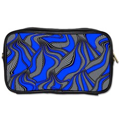 Foolish Movements Blue Travel Toiletry Bag (one Side) by ImpressiveMoments