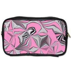 Foolish Movements Pink Effect Jpg Travel Toiletry Bag (one Side)