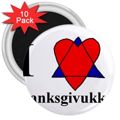 Heartstar 3  Button Magnet (10 Pack)