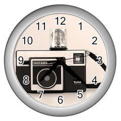 Kodak (3)s Wall Clock (silver) by KellyHazel