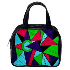 Modern Art Classic Handbag (one Side)