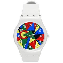 Modern Art Plastic Sport Watch (medium) by Siebenhuehner