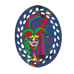 Buffoon Ornament (oval Filigree)