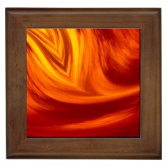 Wave Framed Ceramic Tile