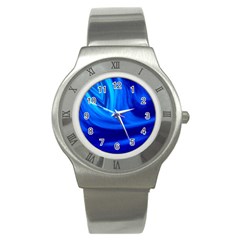 Wave Stainless Steel Watch (unisex)