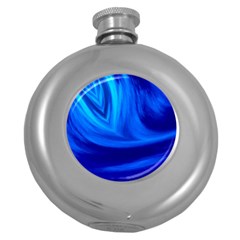 Wave Hip Flask (round)