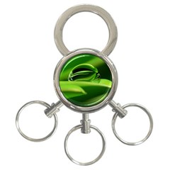 Waterdrop 3-ring Key Chain by Siebenhuehner