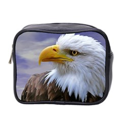 Bald Eagle Mini Travel Toiletry Bag (two Sides) by Siebenhuehner