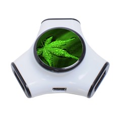 Leaf With Drops 3 Port Usb Hub by Siebenhuehner