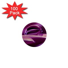 Waterdrop 1  Mini Button Magnet (100 Pack)