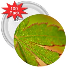 Leaf 3  Button (100 Pack) by Siebenhuehner