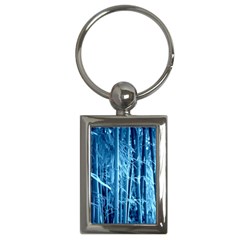 Blue Bamboo Key Chain (rectangle)