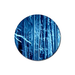 Blue Bamboo Drink Coasters 4 Pack (round) by Siebenhuehner