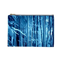 Blue Bamboo Cosmetic Bag (large) by Siebenhuehner