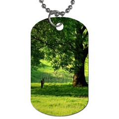 Trees Dog Tag (one Sided) by Siebenhuehner