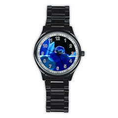 Waterdrop Sport Metal Watch (black)