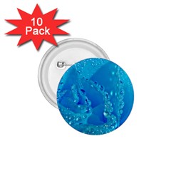 Blue Rose 1 75  Button (10 Pack)