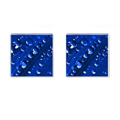 Waterdrops Cufflinks (square) by Siebenhuehner