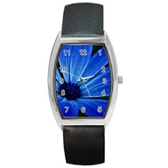 Flower Tonneau Leather Watch