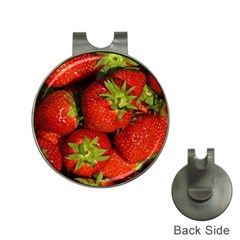 Strawberry  Hat Clip With Golf Ball Marker