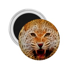 Electrified Fractal Jaguar 2 25  Magnet by TheWowFactor