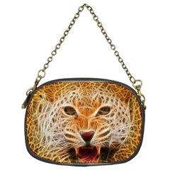 Electrified Fractal Jaguar Chain Purse (two Sides)