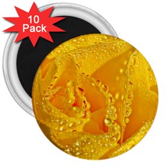 Waterdrops 3  Button Magnet (10 Pack)