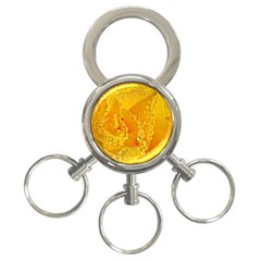 Waterdrops 3-ring Key Chain