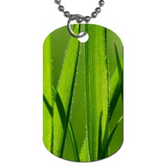 Grass Dog Tag (one Sided)