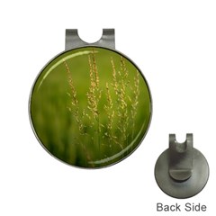 Grass Hat Clip With Golf Ball Marker