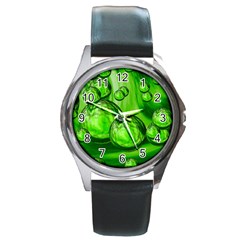 Magic Balls Round Metal Watch (silver Rim)