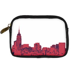 Skyline Digital Camera Leather Case by PaolAllen