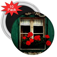 Window 3  Button Magnet (10 Pack)