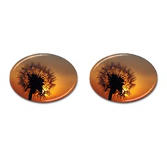 Dandelion Cufflinks (oval) by Siebenhuehner