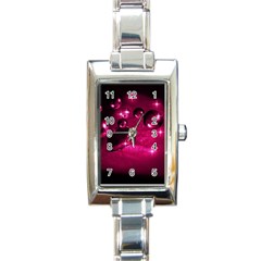 Sweet Dreams  Rectangular Italian Charm Watch by Siebenhuehner