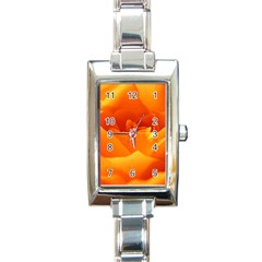 Rose Rectangular Italian Charm Watch by Siebenhuehner