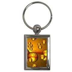 Sunset Bubbles Key Chain (rectangle) by Siebenhuehner