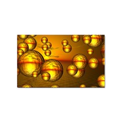 Sunset Bubbles Sticker (rectangle) by Siebenhuehner