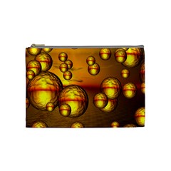 Sunset Bubbles Cosmetic Bag (medium) by Siebenhuehner