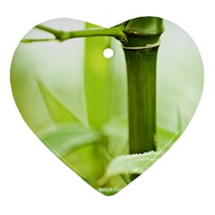 Bamboo Heart Ornament by Siebenhuehner