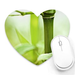 Bamboo Mouse Pad (heart) by Siebenhuehner