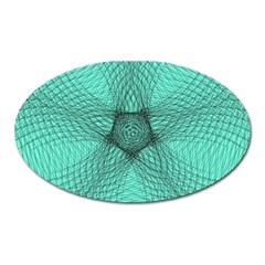 Spirograph Magnet (oval) by Siebenhuehner