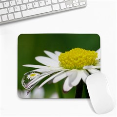 Daisy With Drops Small Mouse Pad (rectangle) by Siebenhuehner